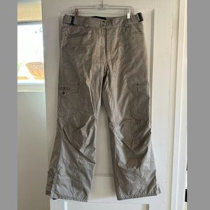 Kemper Women's Ski Snowboard Pants, Beige Style 3726, Size: Large, EUC